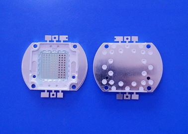 100 microprocesador de la MAZORCA LED R/G/B del poder más elevado del RGB del vatio ángulo de visión de 120 grados para el crecimiento de la planta