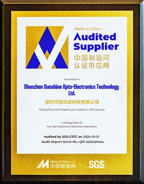 CHINA Sunshine Opto-electronics Enterprise Co.,ltd Perfil de la compañía