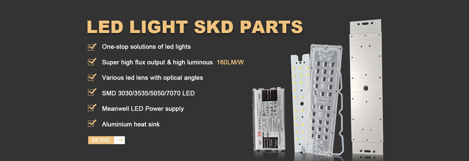 Módulo de la luz de calle del LED
