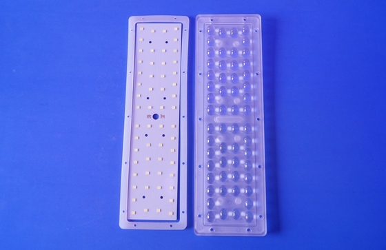 High Power LED 3030SMD LED Module And 30x70 Degree PC Street light Lens For 56W