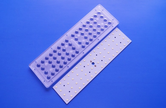 High Power LED 3030SMD LED Module And 30x70 Degree PC Street light Lens For 56W
