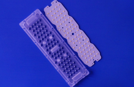 90 Degree 72W Solar Street Lighting Module Led Optics Lenses Small Footprint