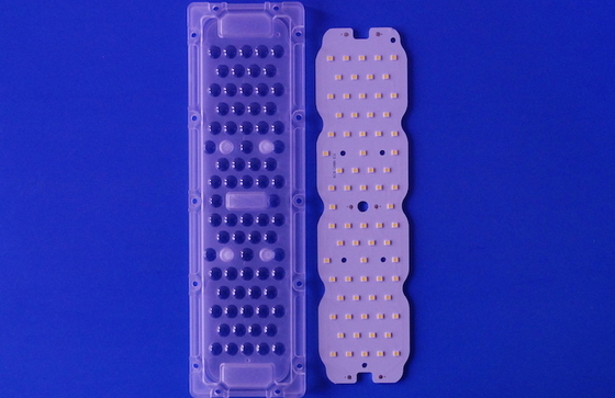 90 Degree 72W Solar Street Lighting Module Led Optics Lenses Small Footprint