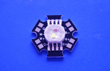 comprar El poder más elevado RGBW del microprocesador de 4X3W Epistar LED llevó el diodo con el PWB negro de la estrella Fabricación en línea