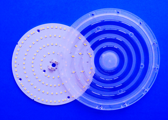 100W 3030 Led PCB Module High Bay Light Lens PC Material 92% Transmittance