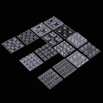 comprar 50x50mm Led Lente 4/6/8/12/16/24 puntos de plástico pmma Led Lentes ópticas para la luz de la calle / luz de inundación Fabricación en línea