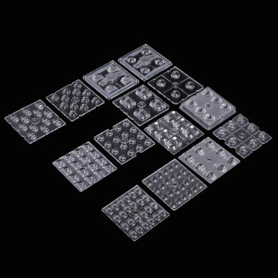 50x50mm PMMA LED Optical Lens with Multiple Viewing Angles for Street and Flood Lights