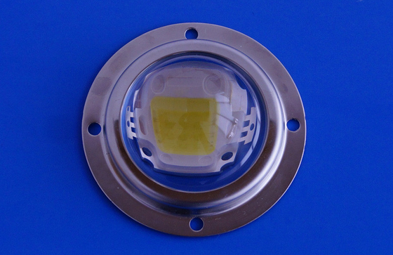 60 Degree 50mm COB Led Glass Lens , LED Optical Lens For Led High bay Light