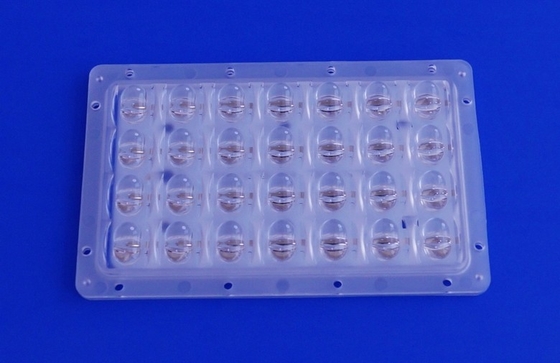 PC led optics lenses For Led Street Lighting with PCB Module