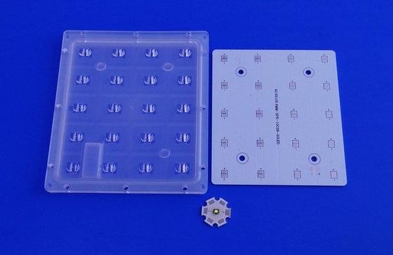 ​20W PC Xpe Lens , LED Street Light Components For Led Street Light