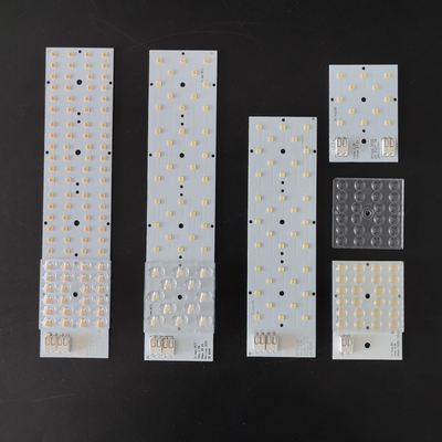 comprar 50X50MM lente módulo de placa de PCB flexible 10w 20w 30w 50w 60w para el dosel LED luz Fabricación en línea