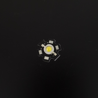 Epistar Chip 1w High Power Led 140lm With Star Pcb , 120 Degree viewing Angle