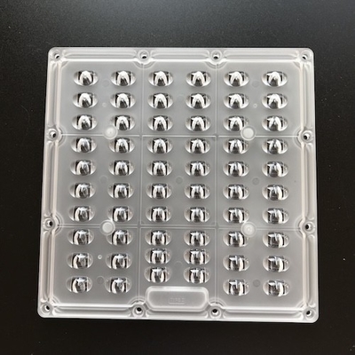 comprar 175x175mm 5050 SMD LED array Lens TYPE 2 square light lens 60w 120w Fabricación en línea