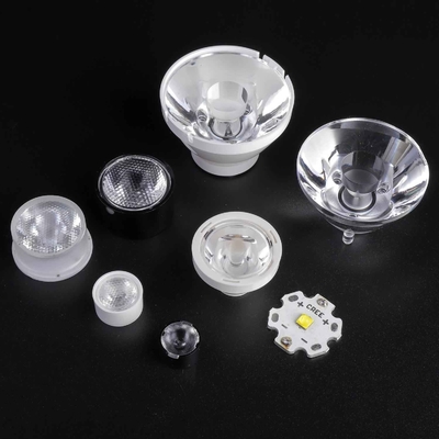 comprar lente del poder LED de 30x60degree 15m m Collimatorl con el tenedor negro para la iluminación llevada Fabricación en línea
