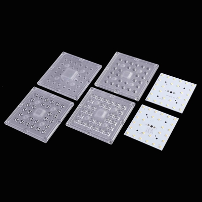 SMD3535 150lm LED Street Light Retrofit Kits Optical PC Lens