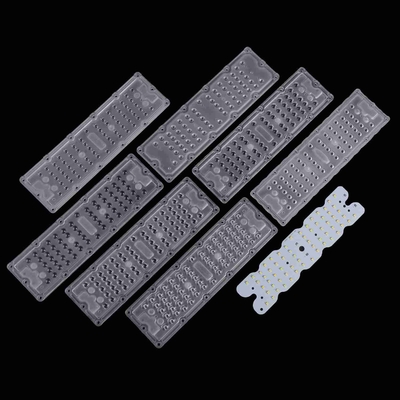 comprar La luz 3030 del túnel de 50 vatios llevó el material óptico de la PC de la lente ángulo de haz de 30 grados Fabricación en línea