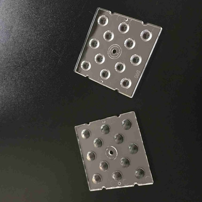 50x50mm SMD 3030 Led Lens , 12 In 1 Led PC Lens For High Bay Light