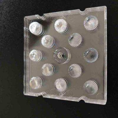 comprar lente llevada de 50x50m m SMD 3030, 12 en 1 lente llevada de la PC para la alta luz de la bahía Fabricación en línea