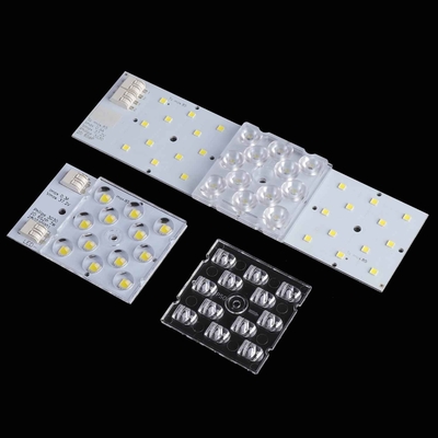 ROHS High Bay Light Lens 12 in 1 90 degree SMD 5050 Led PC Optical Lens