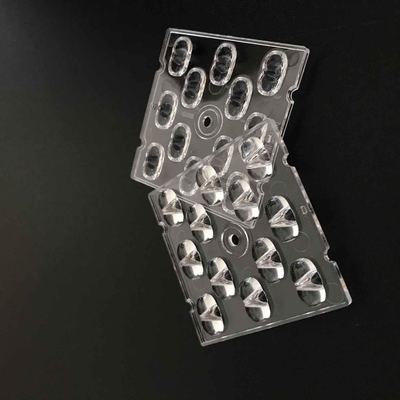 comprar La lente llevada de SMD 3030, TP4-S 50x50m m llevó la lente óptica para la luz de calle llevada Fabricación en línea