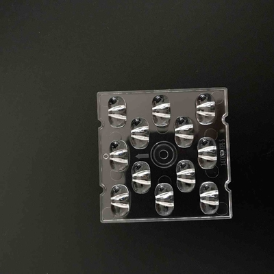 SMD 3030 Led Lens , TP4-S 50x50mm Led Optical Lens For Led Street Light