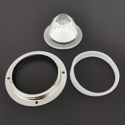 comprar la lente llevada 100w llevó la junta ROHS del silicio del tenedor del metal de la lente del difusor Fabricación en línea