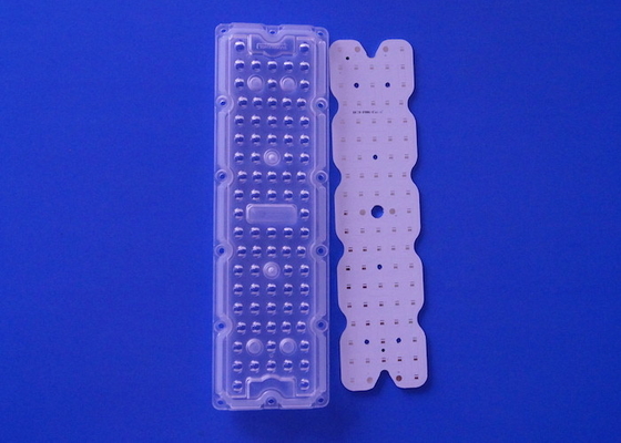 6 Volt 80 LED 3030 SMD Street lamps Array PC Lens 70x140 Degree Streetlight 50W 60W