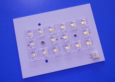 comprar Máscara blanca de la soldadura del tablero del PWB del módulo de la luz de calle de 16 LED con la lente Typeii-M de 8 LED Fabricación en línea