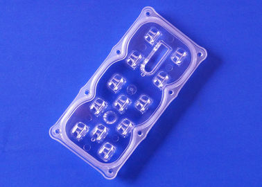 comprar La lente llevada poder 10+2 del ángulo del grado 147*72 llevó el arsenal de la lente para 3030/3535/5050 LED Fabricación en línea