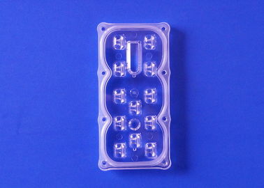 comprar 12 pedazos 3535 de SMD LED de calle de la luz de la lente del módulo de la PC óptica el 91% Tranmittance del grado Fabricación en línea