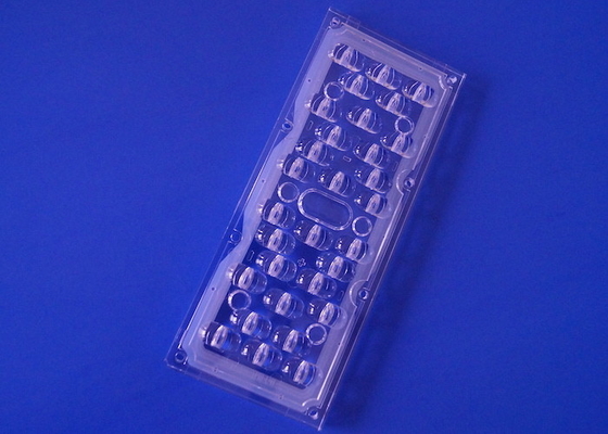 3030SMD LED Street Light Lens 173MM Wide Angle 176x96 Degree High Light Output