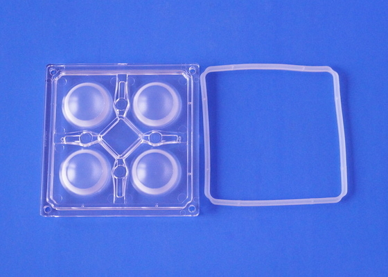 90x90 LED Module High Bay Light Lens 4 LED 5050 SMD 10W 60 Degree Beam Angle