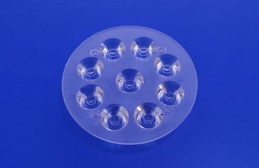 comprar 9 x 1w Bridgelux llevaron la lente óptica, lente llevada del reflector con el tablero del PWB Fabricación en línea