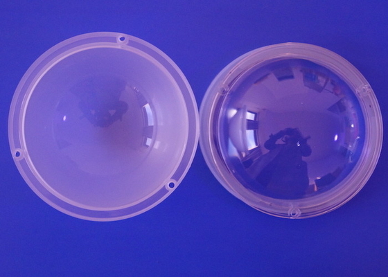 200W 300W Transparent Plastic LED Cover 168MM Dia With Gasket
