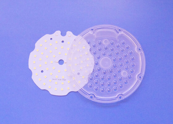 comprar El mini tamaño llevó las lentes de la óptica 120 módulo llevado del ángulo 50W 3030 del grado para la alta luz de la bahía Fabricación en línea