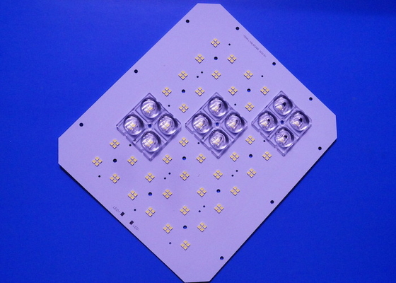 Placa PCB de luz LED de 150W 192 LED 3030 SMD 48V 50x50MM 4 en 1 lente LED