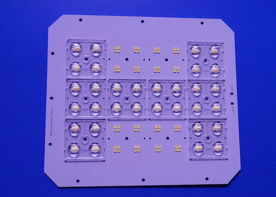 150W LED Light PCB Board 192 LED 3030 SMD 48V 50x50MM 4 In 1 LED Lenses