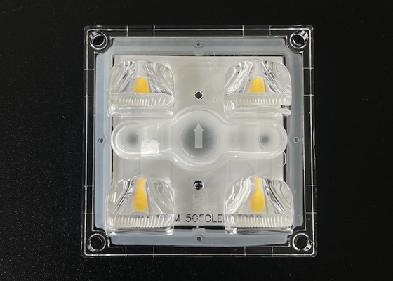 10w 15w 20w cuadrado 5050 SMD módulo LED lente impermeable 50x50mm 4 en 1 60/90/75x150 grado