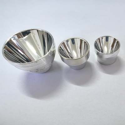 Reflector de aluminio pequeño de ángulo de haz de 3-5 grados para linterna