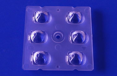 6 en 1 con 5050 el modelo del haz del tipo de matriz III de la lente de la PC LED para las luces de calle