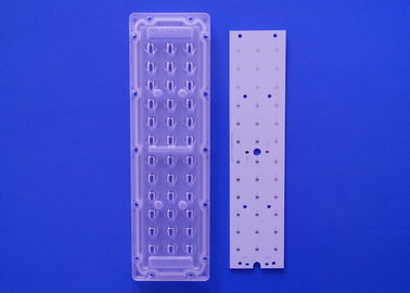 cubierta de lente llevada vertical de la luz de calle 30Watt 3X12 36 LED 3030 PC asimétrica de 3535 SMD