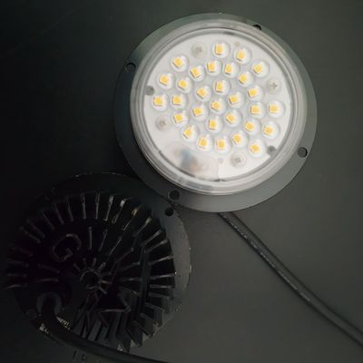 Módulo LED Redondo de 10W–60W con Ángulo de Haz de 90 Grados, Eficiencia de 100–130 lm/W y Protección IP67 / IK08