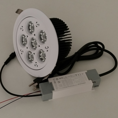 40w 36 grados 3000K-9000K IP20 LED Downlight Proyector con conductor apagable Iluminación interior