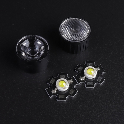Lente óptica estrecha del ángulo de haz PMMA LED para las iluminaciones de la antorcha del LED