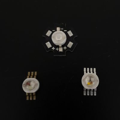 1Watt 3Watt 620nm - 630 nm Red High Power Led Diodes , led Chips LM80