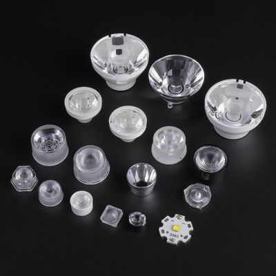 15mm Clear PMMA Led Collimator Lens , Led light lens for Led Torch