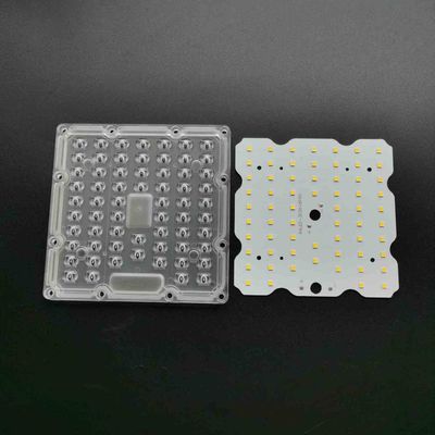 Lente óptica de PC de 130x130 mm y placa PCB LED SMD 3030 para módulo de luz LED de 50 W