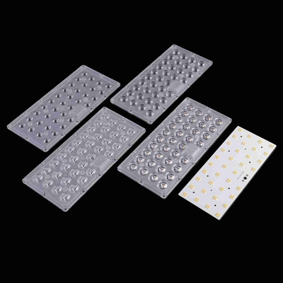Componentes de iluminación de calle LED de 100W para estacionamiento con temperatura de color 3000K-6000K