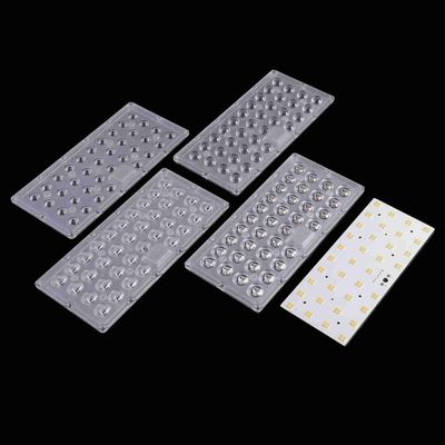 Lote de estacionamiento 100W Color 3000K-6000K Componentes de luz LED para calles Iluminación de carreteras