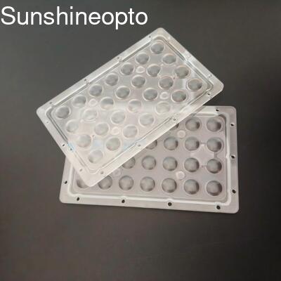 Placa PCB LED SMD 3030 personalizada para módulos de luz LED de 35 a 50 W con ángulo de haz de 90 grados y lente óptica de PC